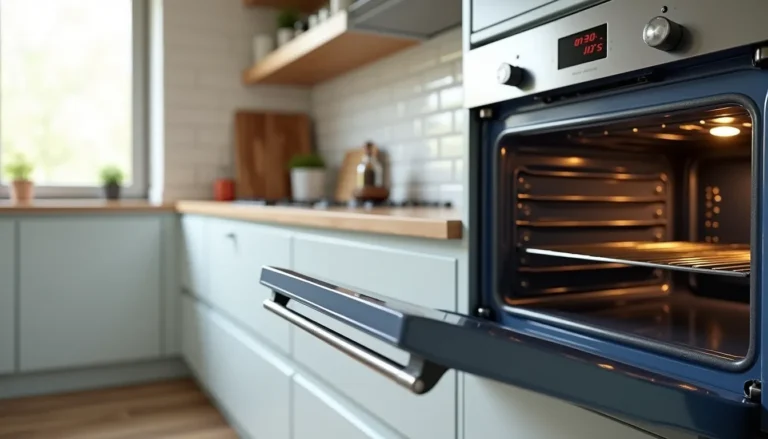 Forno limpo por dentro
