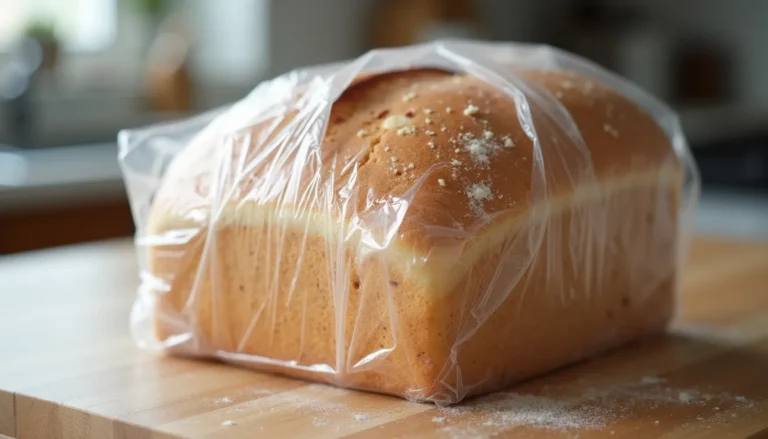 Pão embrulhado para congelar