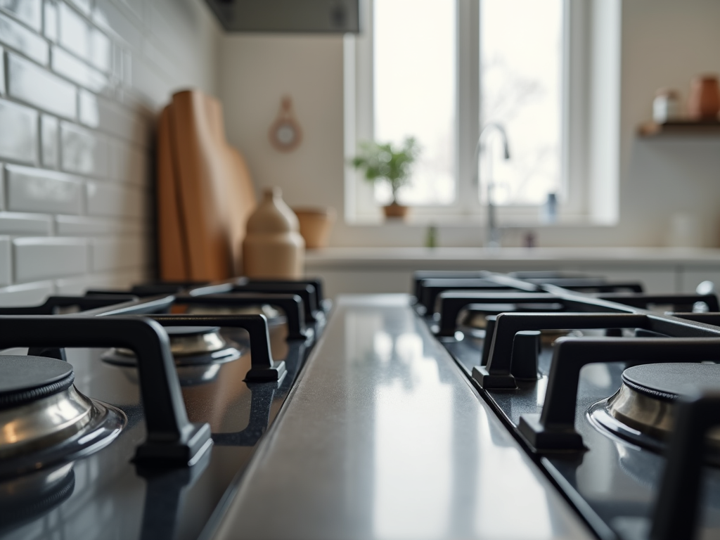 Comparação entre fogão de mesa de vidro e mesa de inox